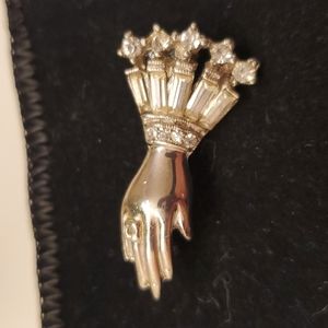 Vintage jewelry hand brooch. Beautiful and unique.